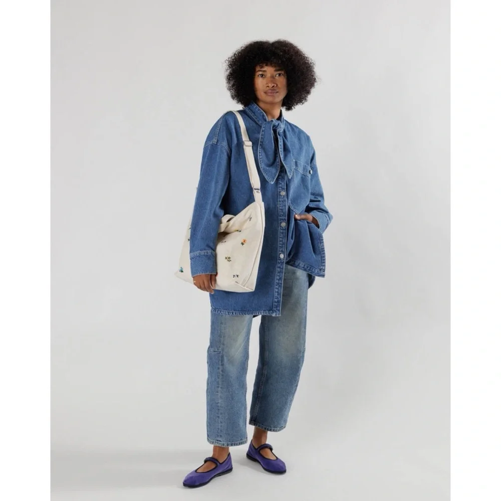 Baggu Ditsy Floral Zip Horizontal Duck Bag - Picture 2 of 9
